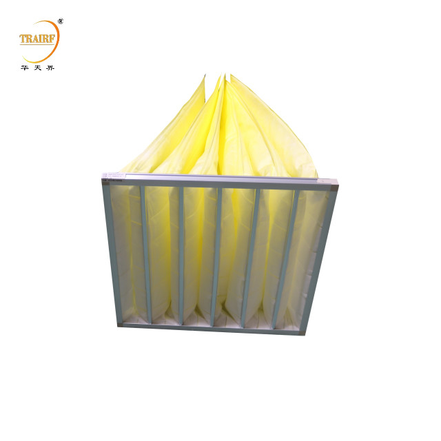 6 poches Filtre Galvanisation cadre 490-490-500mm Filtre à airbag