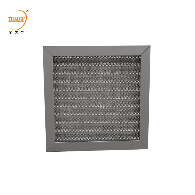 Filtre d'air à mailles métalliques lavables résistant à la rouille pour salle blanche