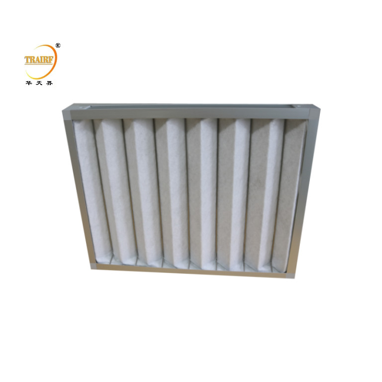 Cadre en aluminium Efficacité primaire Filtre pré-air G4 grossier Lavable