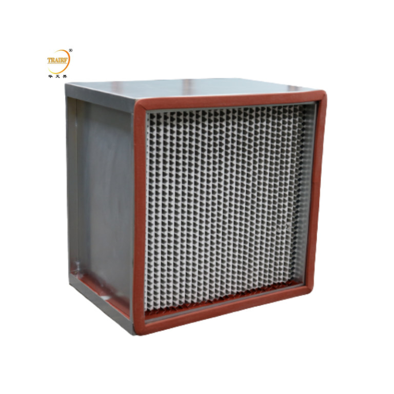 Filtres à haute température HPA H14 Filtre à air avec filtre Hepa pour salle blanche