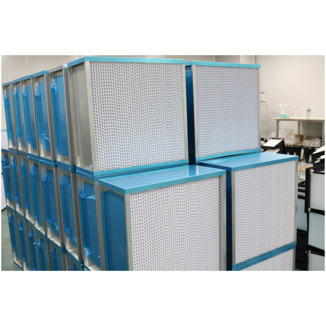 Filtre de ventilation d'air en métal 99,995% H14 Filtre HEPA pour la ventilation de conditionnement