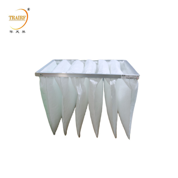G4 Taille personnalisée Filtre à air en papier en fibre de verre Matériau Filtre à poche Pour éliminer les odeurs