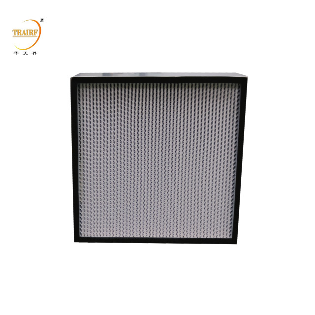 Filtre H13 H14 Hepa avec séparateur plissé profond