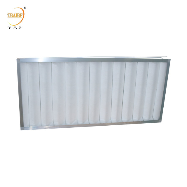 Filtre de panneau de cadre en aluminium haute performance G4 pour FFU