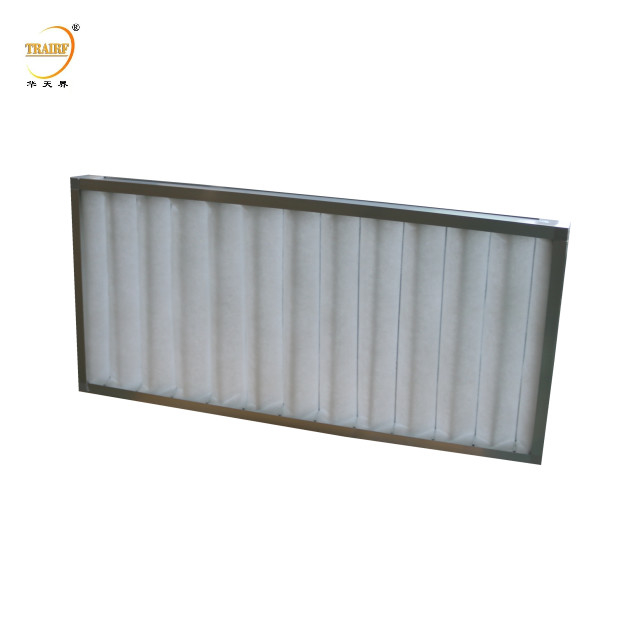 Filtre de panneau de cadre en aluminium haute performance G4 pour FFU