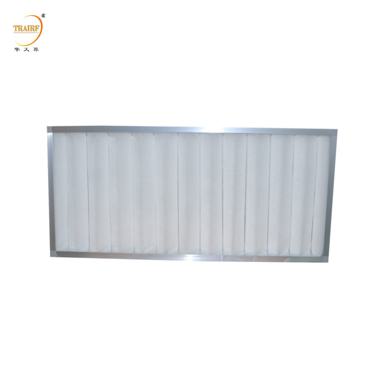 Filtre de panneau de cadre en aluminium haute performance G4 pour FFU