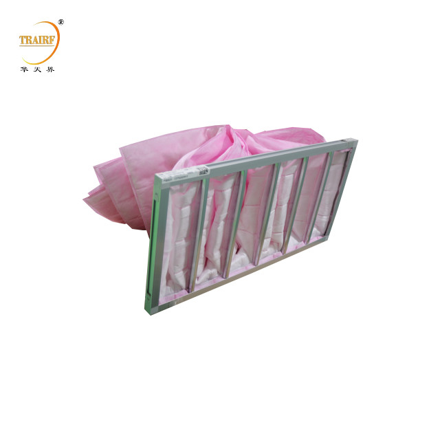 Filtre à poche à moyen rendement pour climatiseur ou filtre CVC