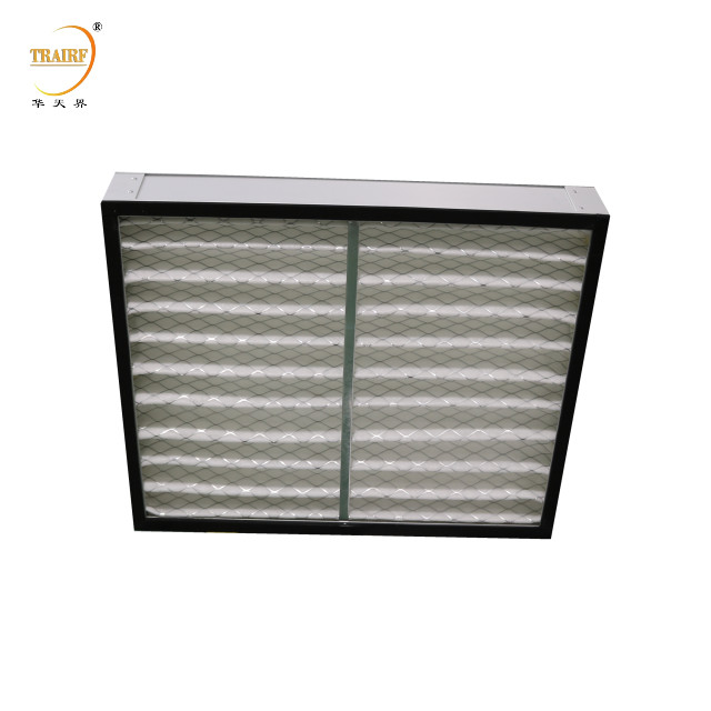 G4 Filtre à air ventilé de bonne performance avec cadre en alliage d'aluminium