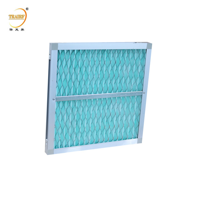 G4 F5 F6 F7 F8 F9 Filtre de médias préplâtrés Filtre d'air de panneau industriel pour capot à débit laminé