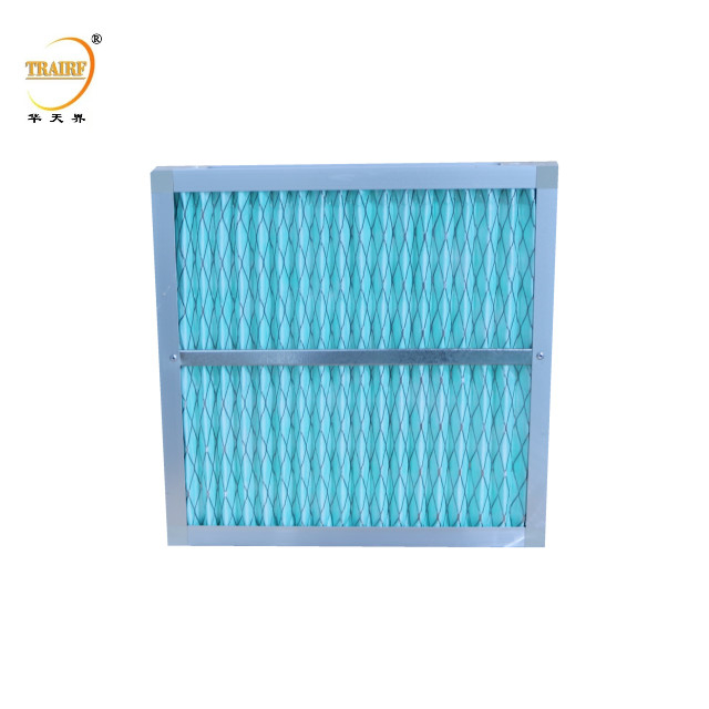 G4 F5 F6 F7 F8 F9 Filtre de médias préplâtrés Filtre d'air de panneau industriel pour capot à débit laminé