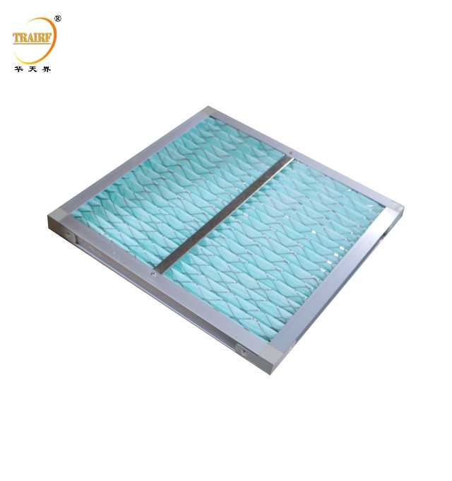 G4 F5 F6 F7 F8 F9 Filtre de médias préplâtrés Filtre d'air de panneau industriel pour capot à débit laminé