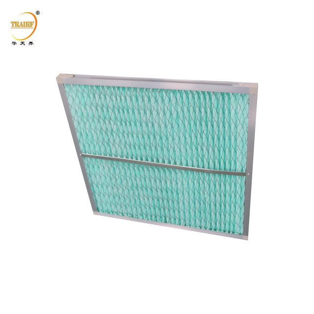 Cadre en aluminium Efficacité primaire G4 Filtre à poussière grossière Préfiltre lavable