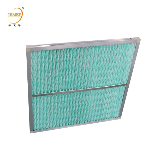 Cadre en aluminium Efficacité primaire G4 Filtre à poussière grossière Préfiltre lavable