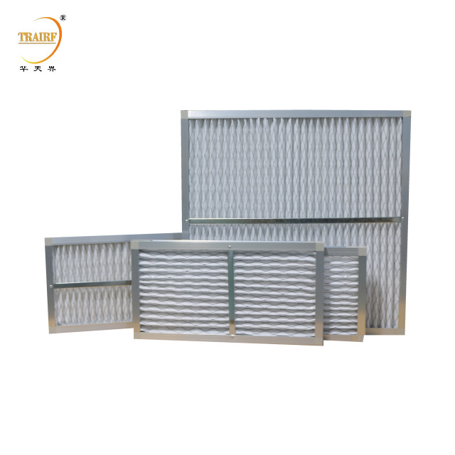 H11 H12 H13 H14 Mini filtre au charbon actif plissé personnalisé pour four à filtre à air