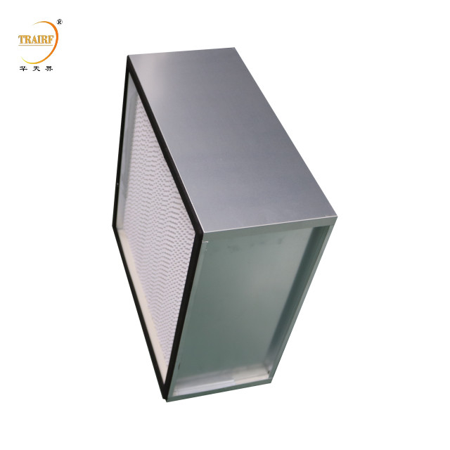 Équipement de nettoyage de matériaux industriels HEPA H13 H14 Filtre à air de chambre