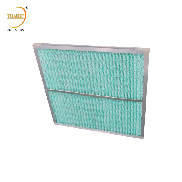 Filtre à poussière OEM recyclable et lavable G3 G4 Merv8 Filtre à air plissé Préfiltre pour AC / HVAC