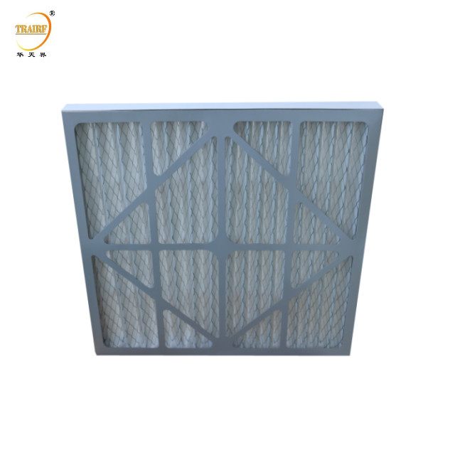 G3 G4 pré-filtre HVAC Merv 8/11/13/14 Filtre à air plissé à cadre en papier pour système de climatisation
