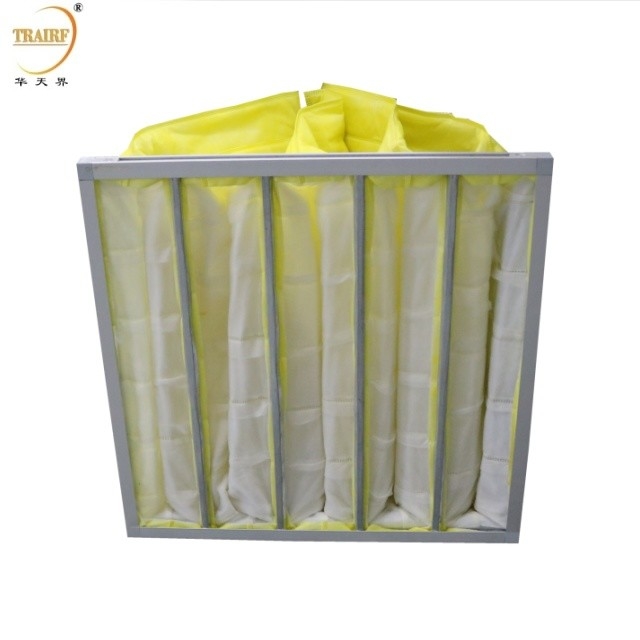 Filtre à air de poche pour les médias industriels pour le filtre à sacs Ahu