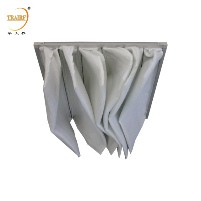 Sac industriel lavable Filtre à air G4 Moyenne efficacité Sac à air conditionné de poche Filtre pour système CVC