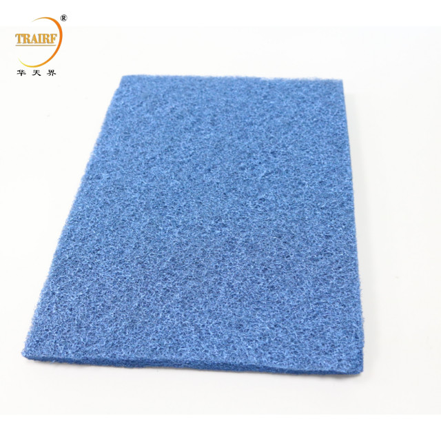 Filtre de porte de four à cheveux en fibres naturelles pour maisons mobiles, manufacturées et modulaires, bleu